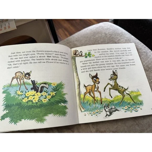 Walt Disney Bambi Read Along‎ Book ONLY NO Cassette Tape Excellent 1977 - Picture 10 of 16